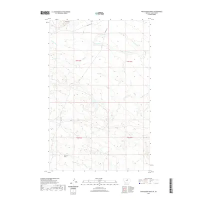 2020 Map of Fort Belknap Agency SE, 2020 Print