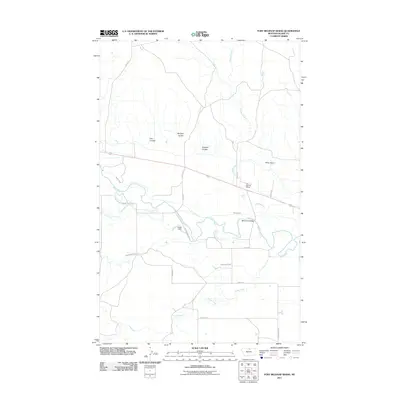 2011 Map of Fort Belknap Siding, 2011 Print