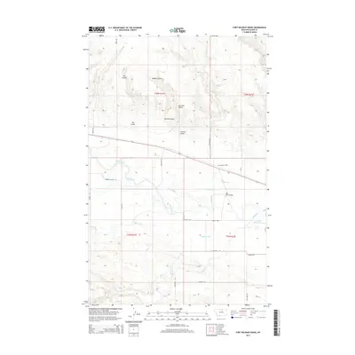 2014 Map of Fort Belknap Siding, 2014 Print