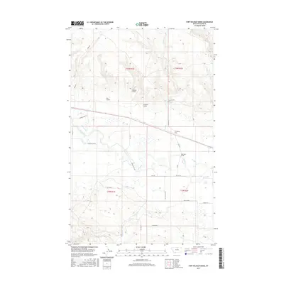 2017 Map of Fort Belknap Siding, 2017 Print