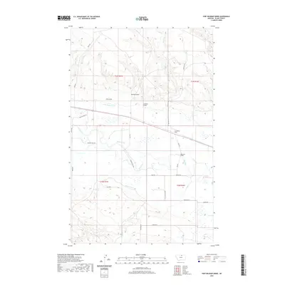 2020 Map of Fort Belknap Siding, 2020 Print