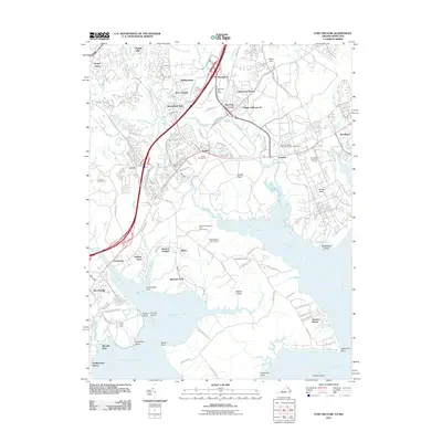 2011 Map of Fort Belvoir, 2011 Print