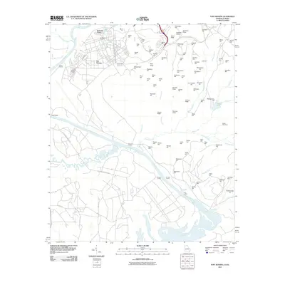 2011 Map of Fort Benning, 2011 Print