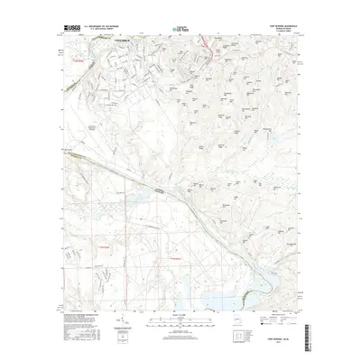 2017 Map of Fort Benning, 2017 Print