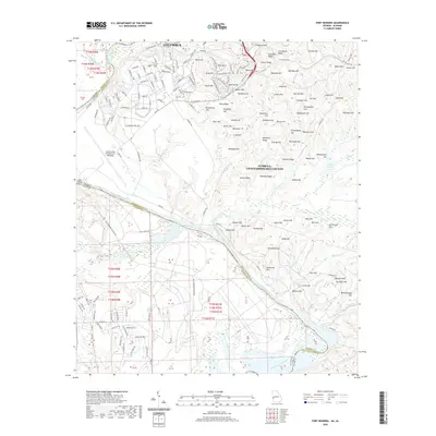 2020 Map of Fort Benning, 2020 Print