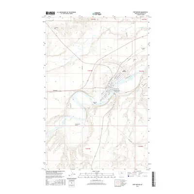 2017 Map of Fort Benton, 2017 Print