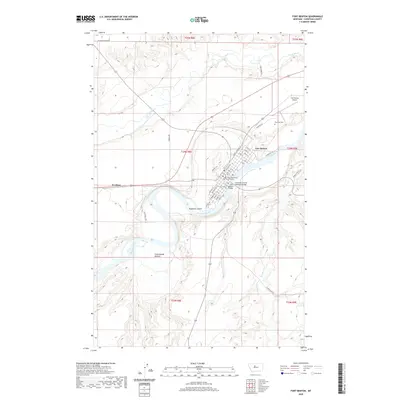 2020 Map of Fort Benton, 2020 Print