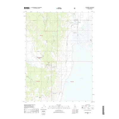2018 Map of Fort Bidwell, 2018 Print