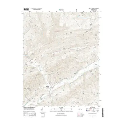 2016 Map of Fort Blackmore, 2016 Print
