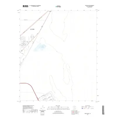 2019 Map of Fort Bliss NE, 2019 Print