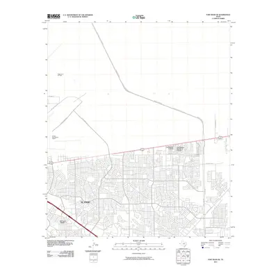 2010 Map of Fort Bliss SE, 2010 Print