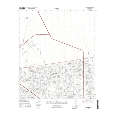 2016 Map of Fort Bliss SE, 2016 Print