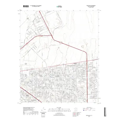 2019 Map of Fort Bliss SE, 2019 Print