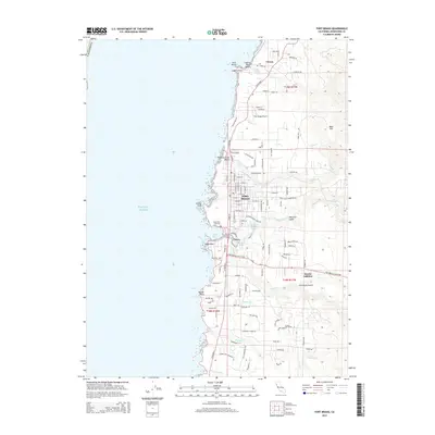 2015 Map of Fort Bragg, 2015 Print
