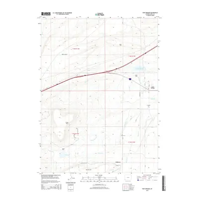 2015 Map of Fort Bridger, 2015 Print