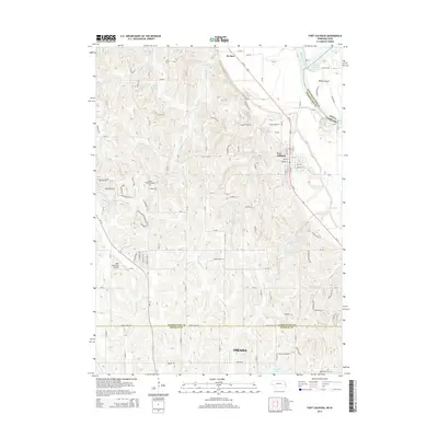 2014 Map of Fort Calhoun, 2014 Print