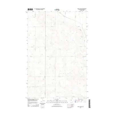 2014 Map of Fort Clark NE, 2014 Print