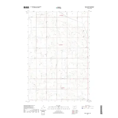 2017 Map of Fort Clark NE, 2017 Print