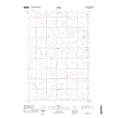 2020 Map of Fort Clark NE, 2020 Print