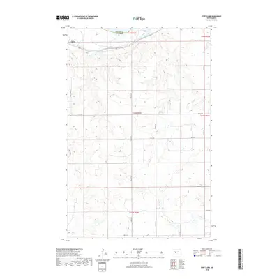 2018 Map of Fort Clark, 2018 Print