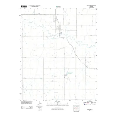 2009 Map of Fort Cobb, 2009 Print