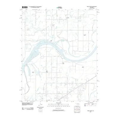 2010 Map of Fort Coffee, 2010 Print