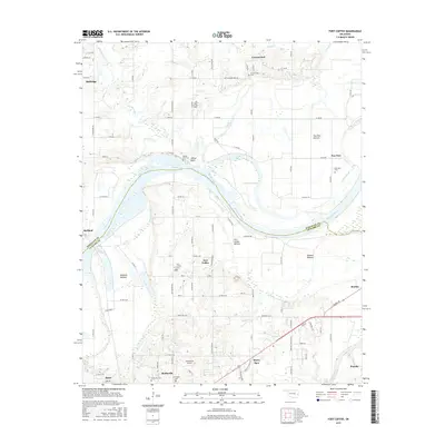 2016 Map of Fort Coffee, 2016 Print