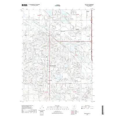 2019 Map of Fort Collins, 2019 Print