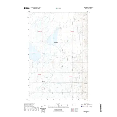 2020 Map of Fort Connah, 2020 Print