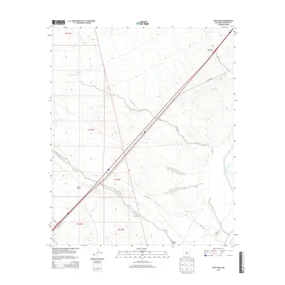 2013 Map of Fort Craig, 2013 Print