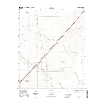 2017 Map of Fort Craig, 2017 Print