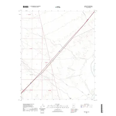 2020 Map of Fort Craig, 2020 Print