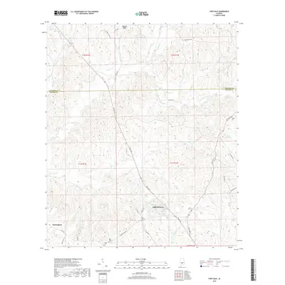 2018 Map of Fort Dale, 2018 Print