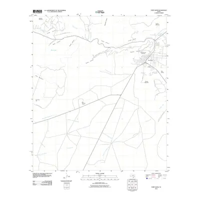 2010 Map of Fort Davis, 2010 Print