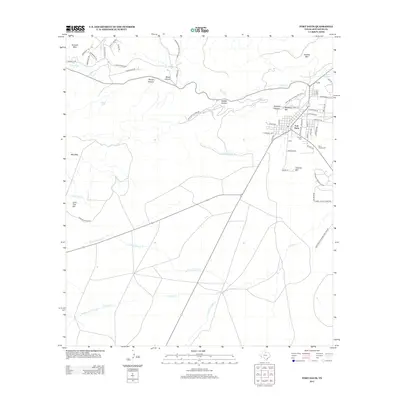 2012 Map of Fort Davis, 2012 Print