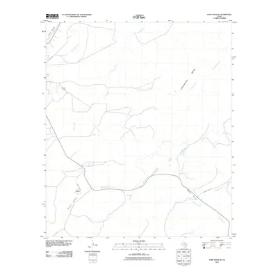 2010 Map of Fort Davis SE, 2010 Print