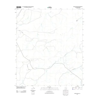 2012 Map of Fort Davis SE, 2012 Print