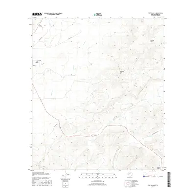 2016 Map of Fort Davis SE, 2016 Print