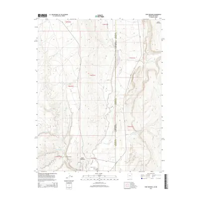 2014 Map of Fort Defiance, 2014 Print