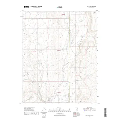 2018 Map of Fort Defiance, 2018 Print