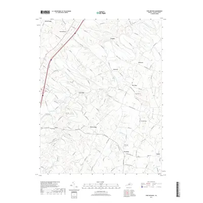 2019 Map of Fort Defiance, 2019 Print
