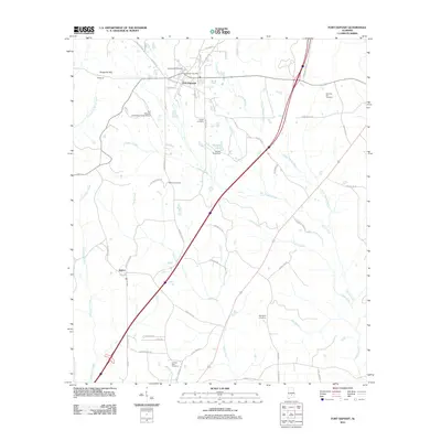2011 Map of Fort Deposit, 2011 Print