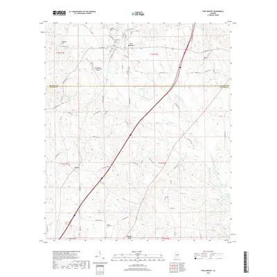 2018 Map of Fort Deposit, 2018 Print