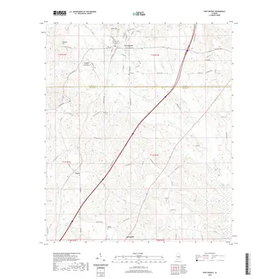 2020 Map of Fort Deposit, 2020 Print