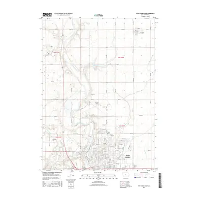 2015 Map of Fort Dodge North, 2015 Print