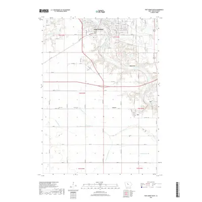 2018 Map of Fort Dodge South, 2018 Print