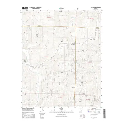2014 Map of Fort Douglas, 2014 Print
