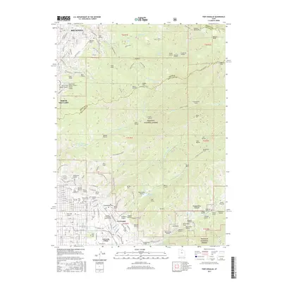 2017 Map of Fort Douglas, 2017 Print