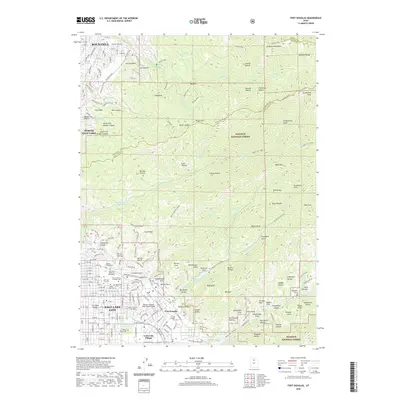 2020 Map of Fort Douglas, 2020 Print