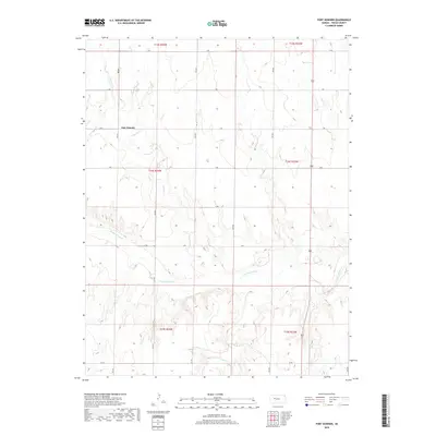 2018 Map of Fort Downer, 2018 Print
